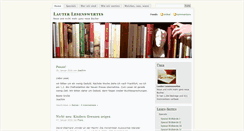 Desktop Screenshot of lesenblog.de